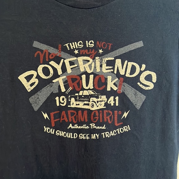 Farm Girl ladies cut tee - Picture 1 of 2